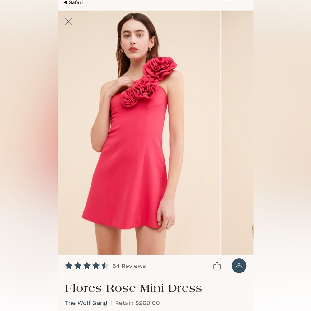 Flores Rose Mini Dress